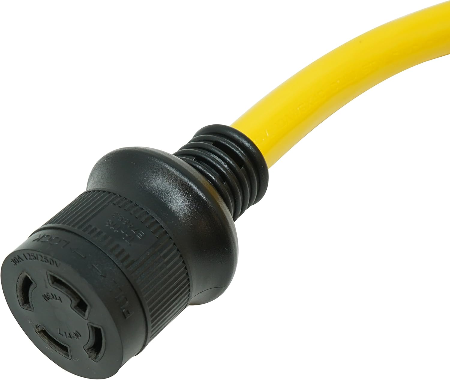 Limited Stock Yellow Jacket 1381 10/4 Heavy-Duty STW 20-Amp/250-Volt L14-30 Generator Power Cord, 25-Feet Super Brands Yellow Jacket 1381 10/4 Heavy-Duty STW 20-Amp/250-Volt L14-30 Generator Power Cord, 25-Feet