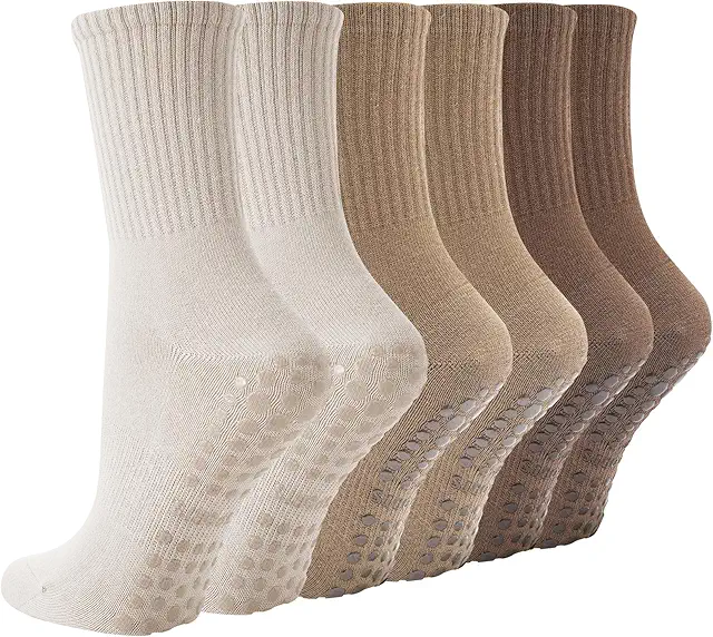 Women's Non-Slip Pilates Socks - Yoga Socks Size 36-40