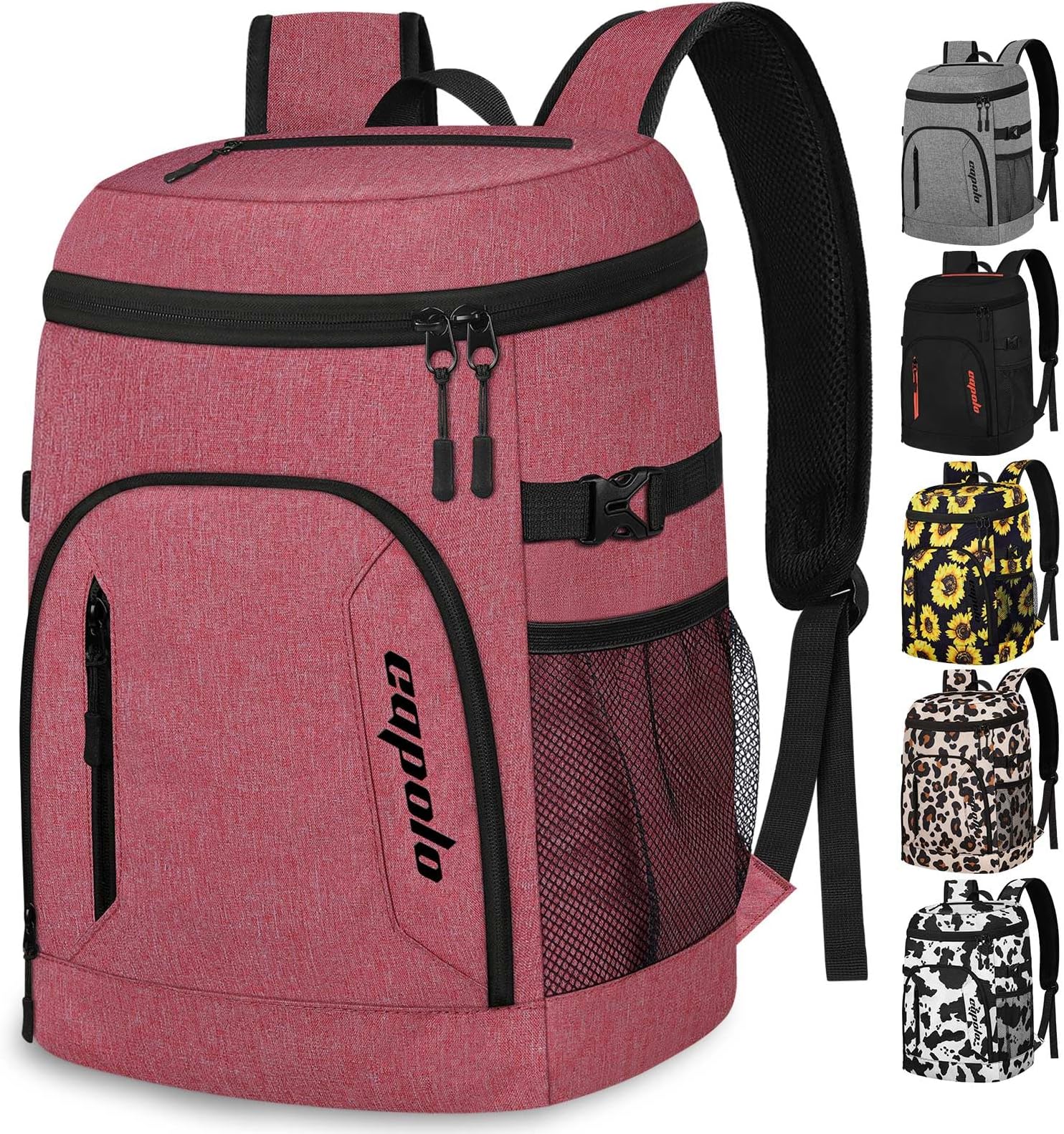 Cooler Backpack 30 Cans, Insulated Backpack Cooler Leak Proof Large Capacity Thermal Bag Beverage Soft Cooler Bag Lunch Camping Travel Picnic Hiking for Men Women