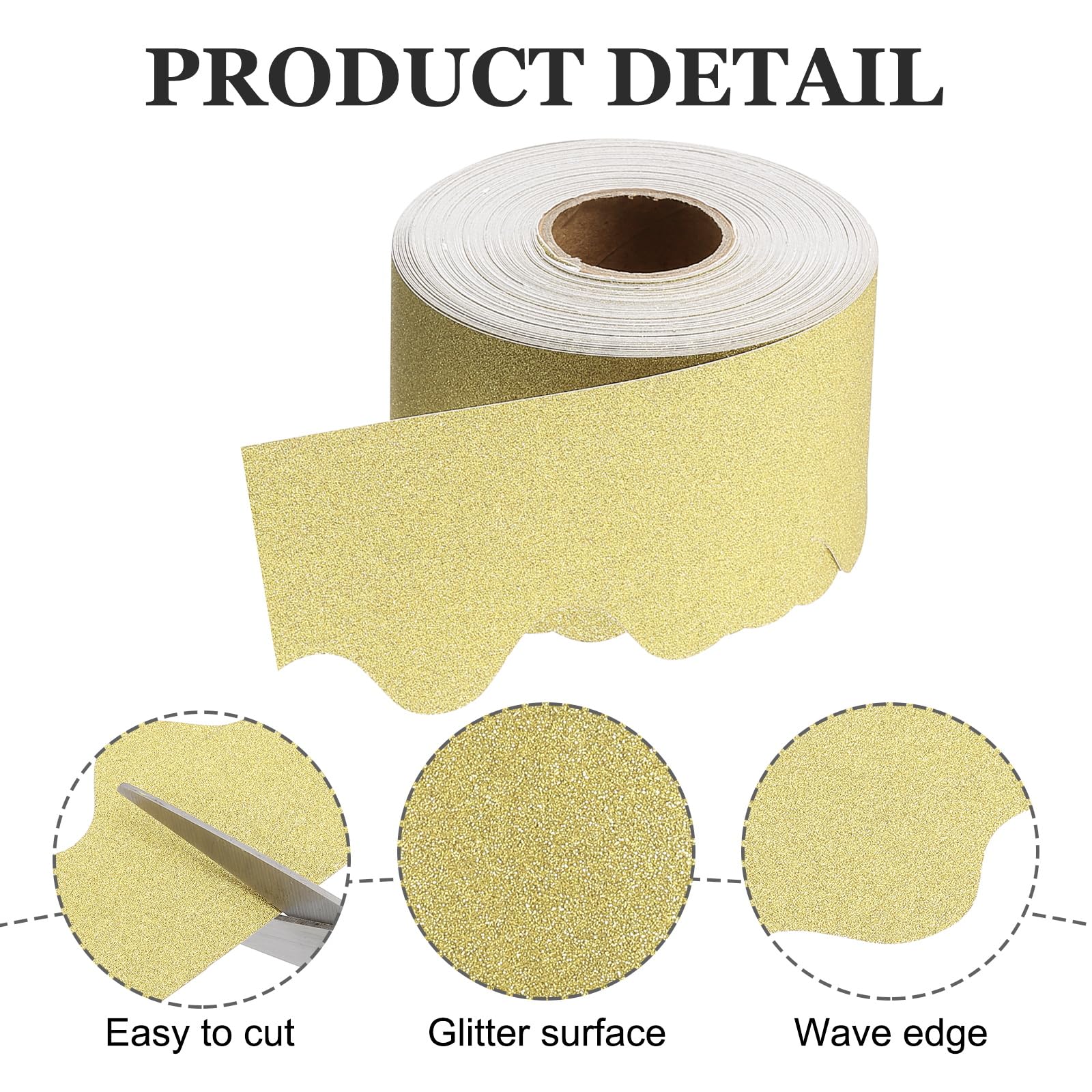 PATIKIL Glitter Bulletin Board Border - Image 3