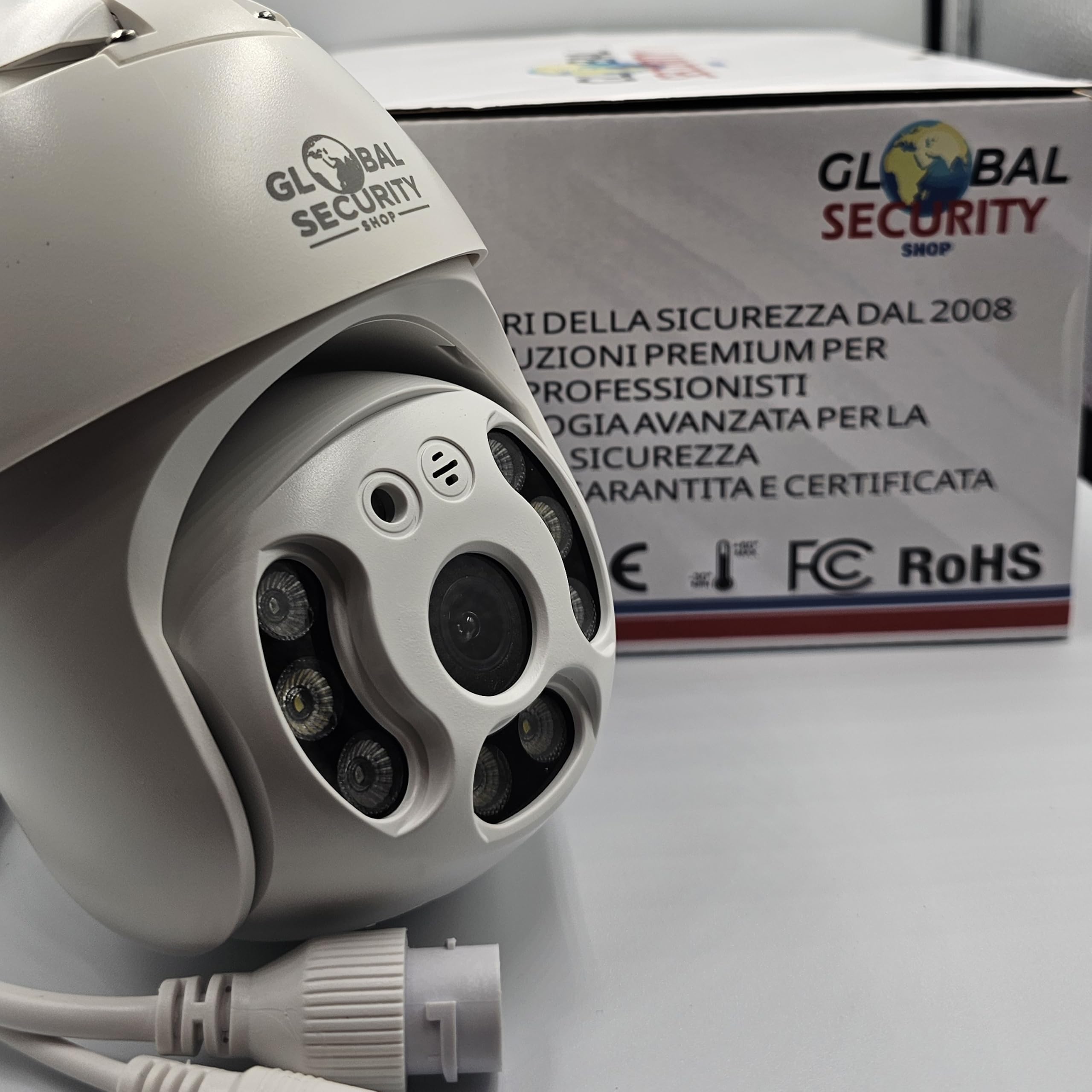 Kamera monitorująca PTZ 5MP Wi-FI GSS Pro | Blacklight Vision, IA i Watchdog System