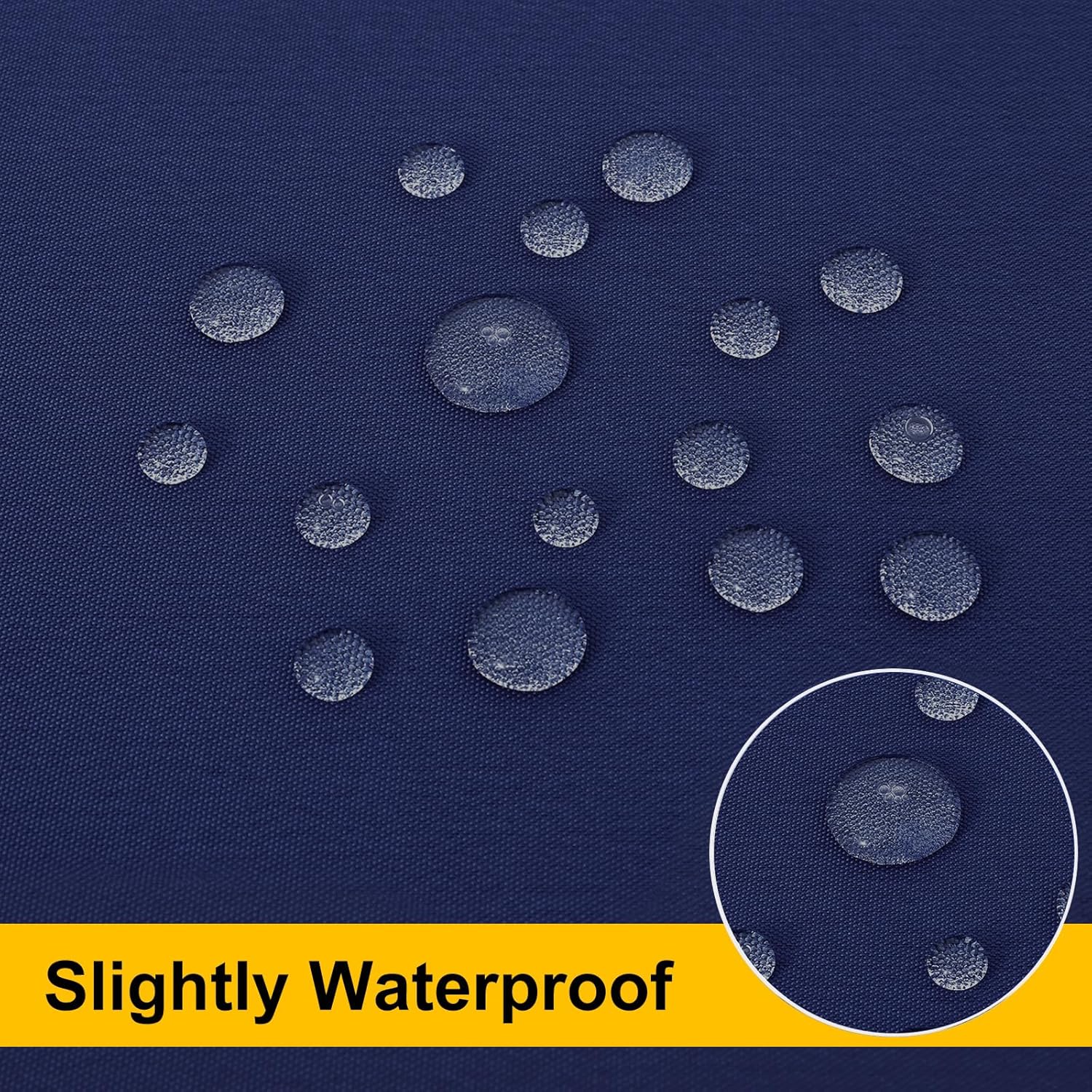 Smiry 2 Packs Fitted Navy Blue Tablecloths, 6 Foot Rectangle Polyester Fabric Table Cloths, Washable Table Cover for Trade Show, Craft Show, Parties, Birthday, Wedding, 72 x 30 Inch