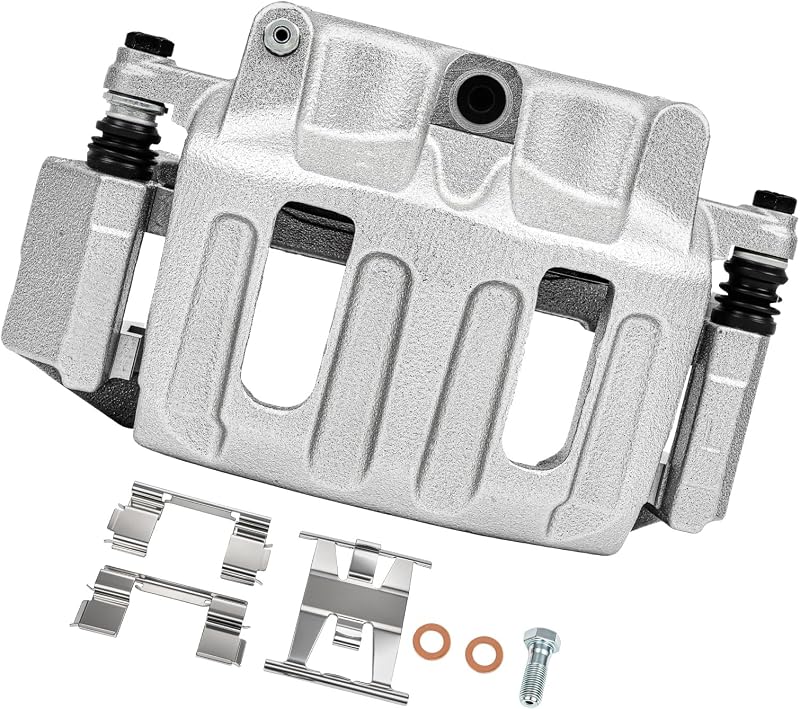 Pinça de freio a disco dianteira esquerda cciyu com suporte para Ford F-150 – 1 unidade