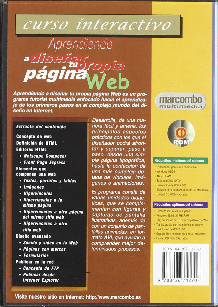 Aprendiendo a diseñar tu propia página Web