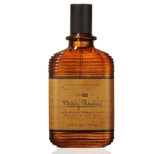 C.O. Bigelow - Colonia de ron para hombre, aceite de laurel, cítricos y especias, colonia de larga duración para hombres, perfume para hombres, 2.5