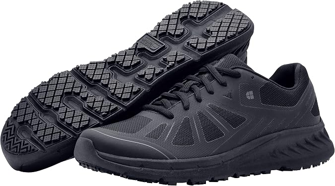 Shoes for Crews Men's Slip-Resistant Work Sneakers - Comfortable, Non-Slip Work Shoes for Men in Food Service, Hospitality, Healthcare & More - Endurance II