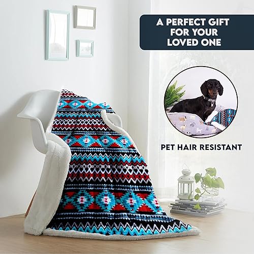 Miniatura 7 de Trailcrest - Manta de felpa para adultos de lujo para hombres y mujeres, para viajes al aire libre, para cabina suave esencial