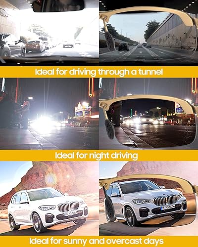 Miniatura 6 de TJUTR Lentes de sol fotocromáticos polarizados para hombre, lentes de conducción de día y noche, antirreflejos, ideales para condiciones de luz baja