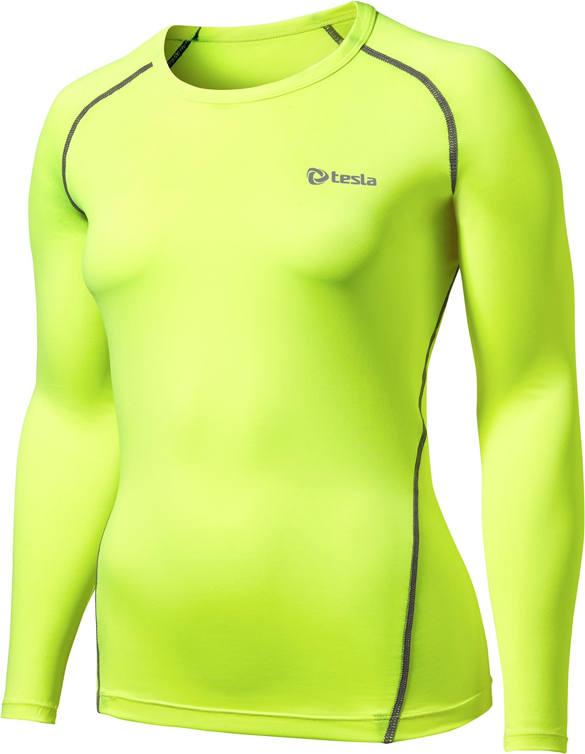 CLSL TM-oldWR11-CTG_X-Small j-AMS Tesla Women's Cool Dry Compression Baselayer Long Sleeve Baselayer T Shirts WR11