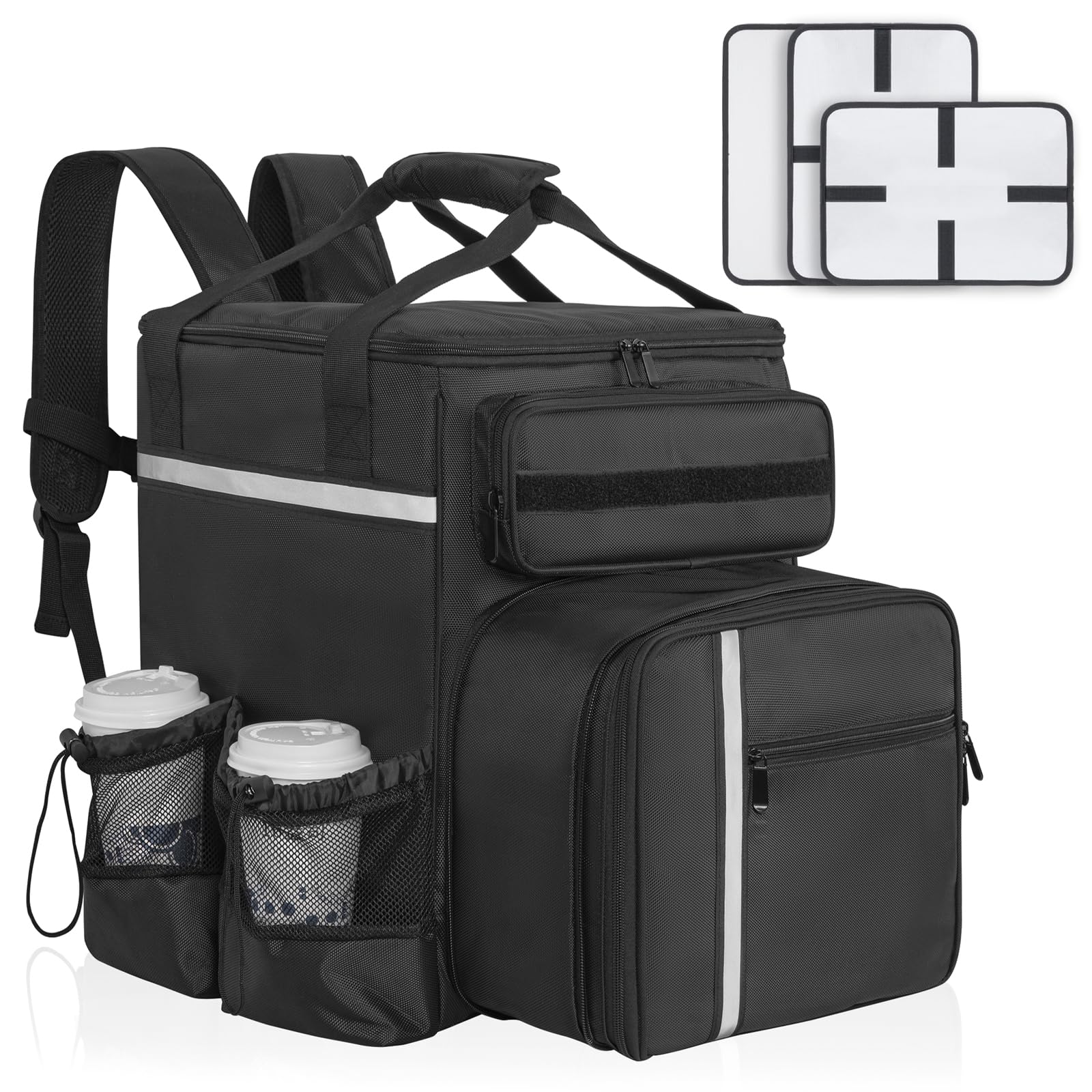 OUUTMEE Liefertasche für den gewerblichen Gebrauch, Thermo-Pizzatasche