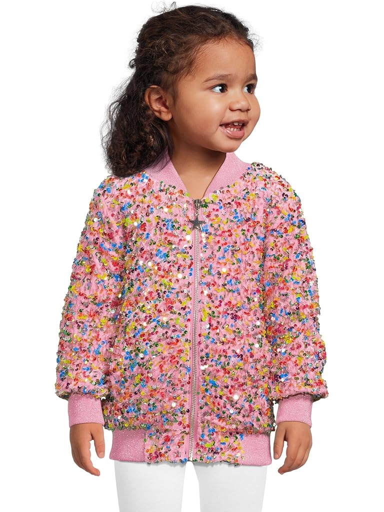 Pink Lola and The Boys Confetti Shimmer Party Bomber (Toddler/Little Kid/Big Kid)