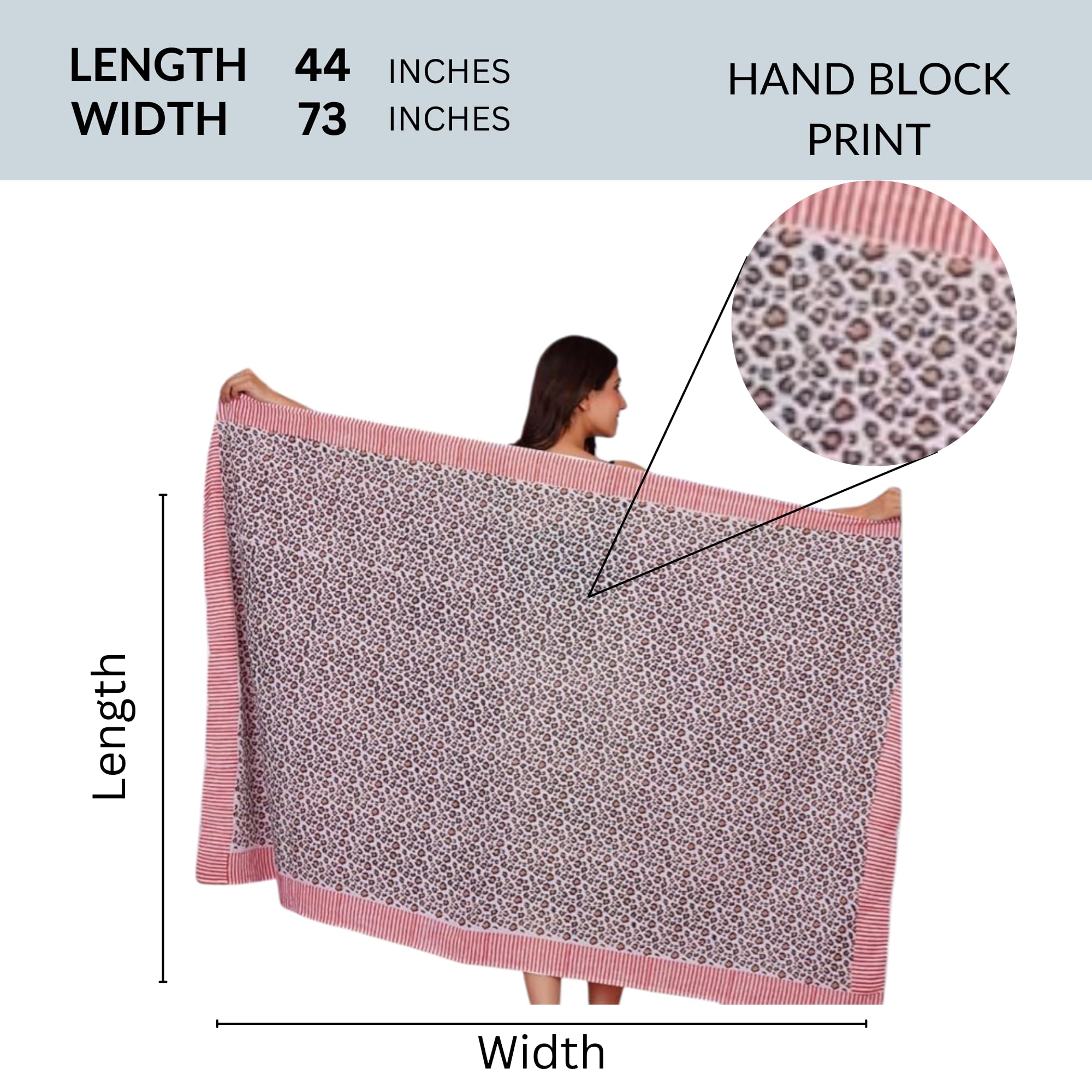 Pareo de playa 100 % algodón, pareo de mano – Tu falda perfecta de verano para cubrir traje de baño en verano