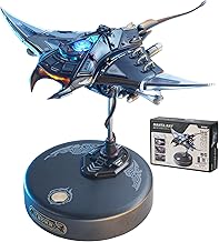 ROKR 3D Puzzle Manta Ray Mechanical Model Kits, Stingray 3D Puzzles Adults With Motion & LED Light Effect, Sea Animals STEM Building Gifts (MI06)