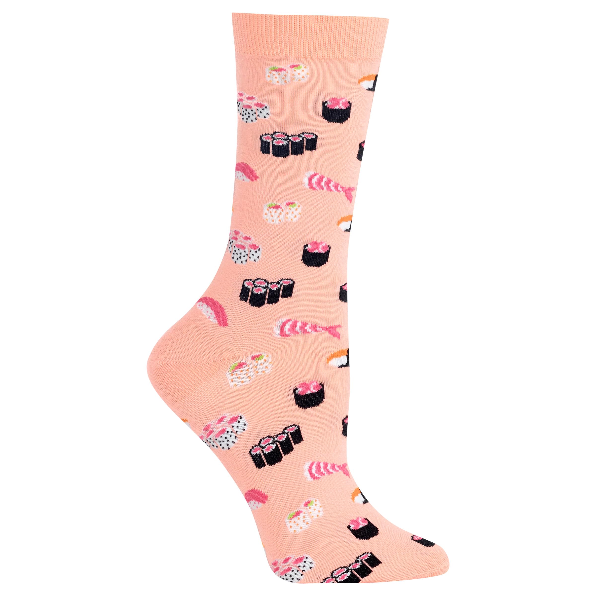 Women's Fun Food & Drink Novelty Crew Socks (1-Pair)