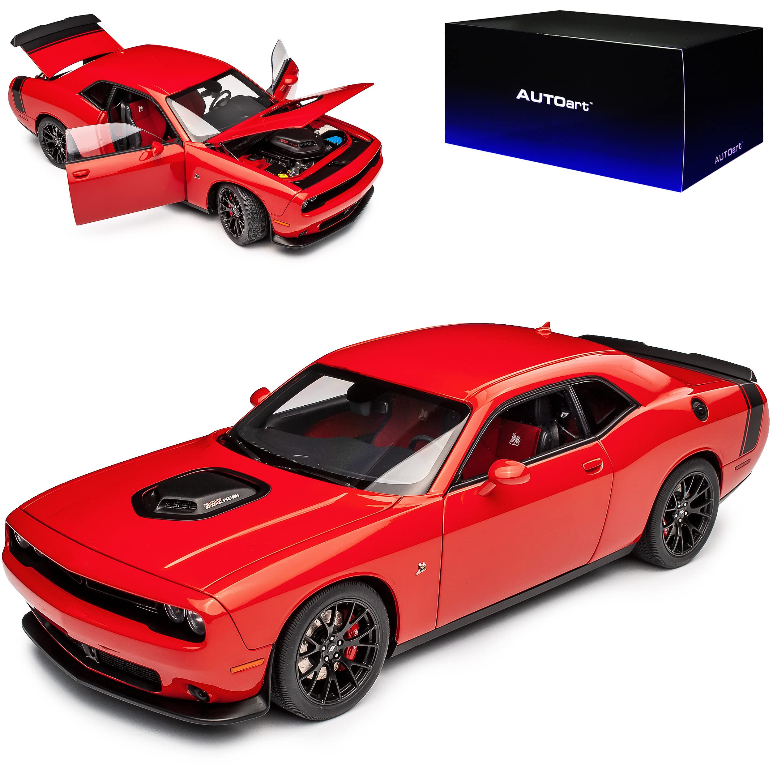 AUTOart Dodge Challenger 392 HEMI SCAT Pack Shaker SRT Hellcat 