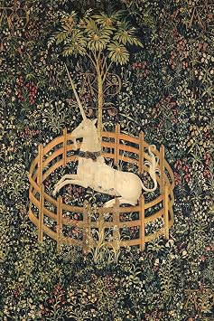 Wall Art Print The Unicorn in Captivity, 12" x 18"