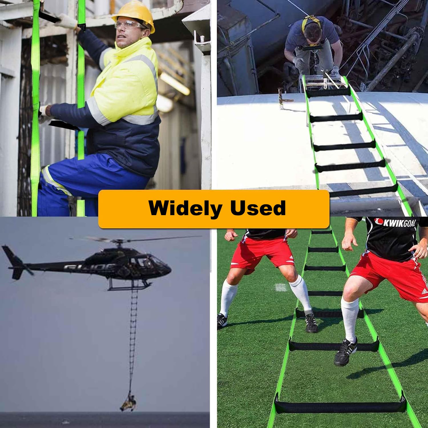 Scala Di Emergenza Antincendio 10 Metri - Portatile Per Evacuazione Da Casa A 3-4 Piani - Foto 4