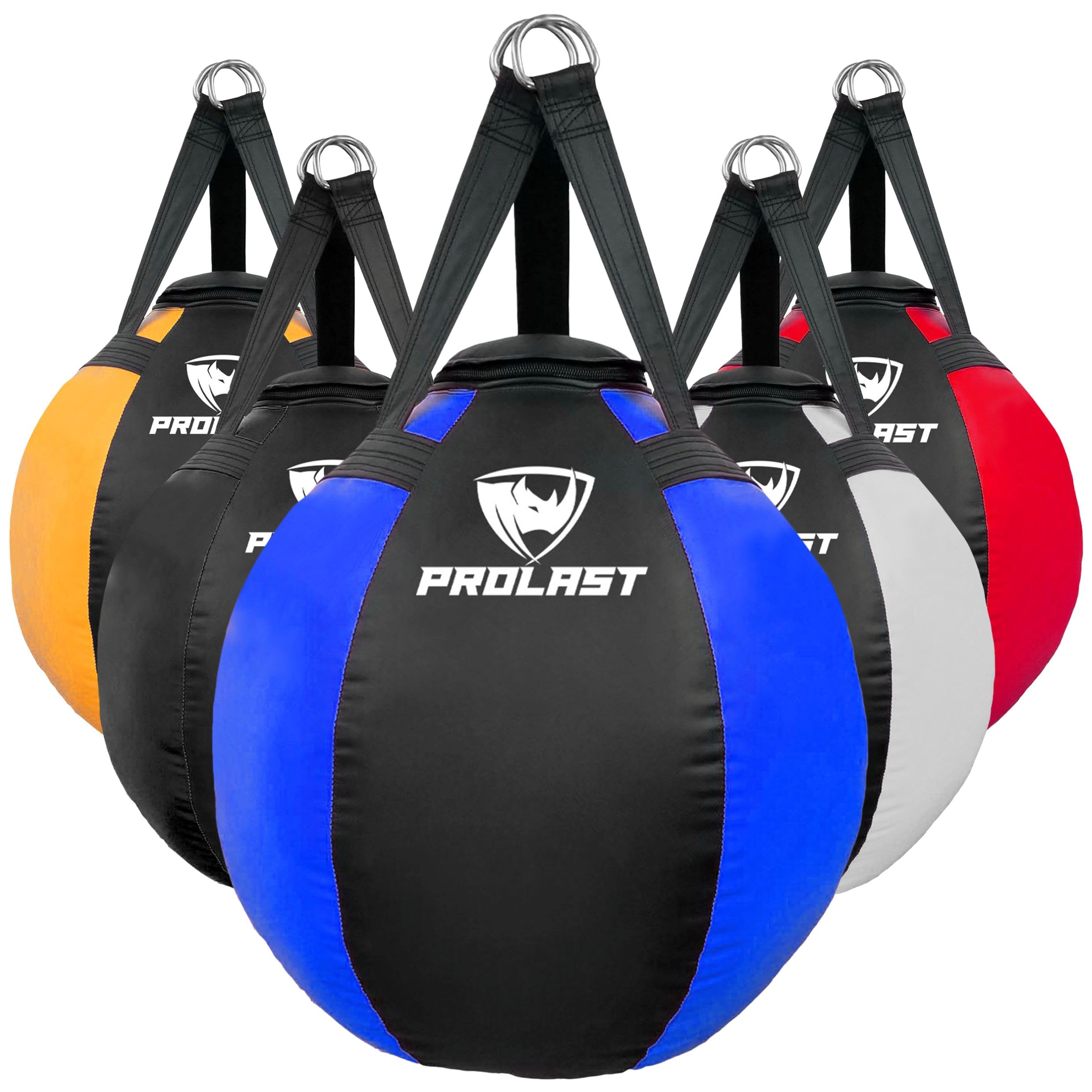 PROLAST Wrecking Ball Heavy Punching Bag for Adults, Hook and Uppercut, Body Snatcher, Boxing, MMA, Muay Thai, 65 lbs
