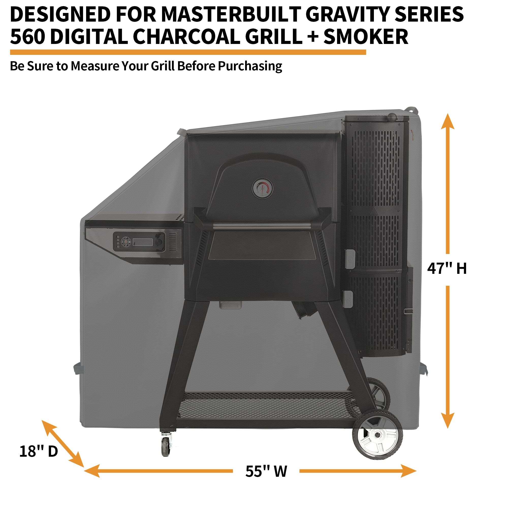 Barbecue a Carbone MasterBuilt Gravity Series 560, acquista su