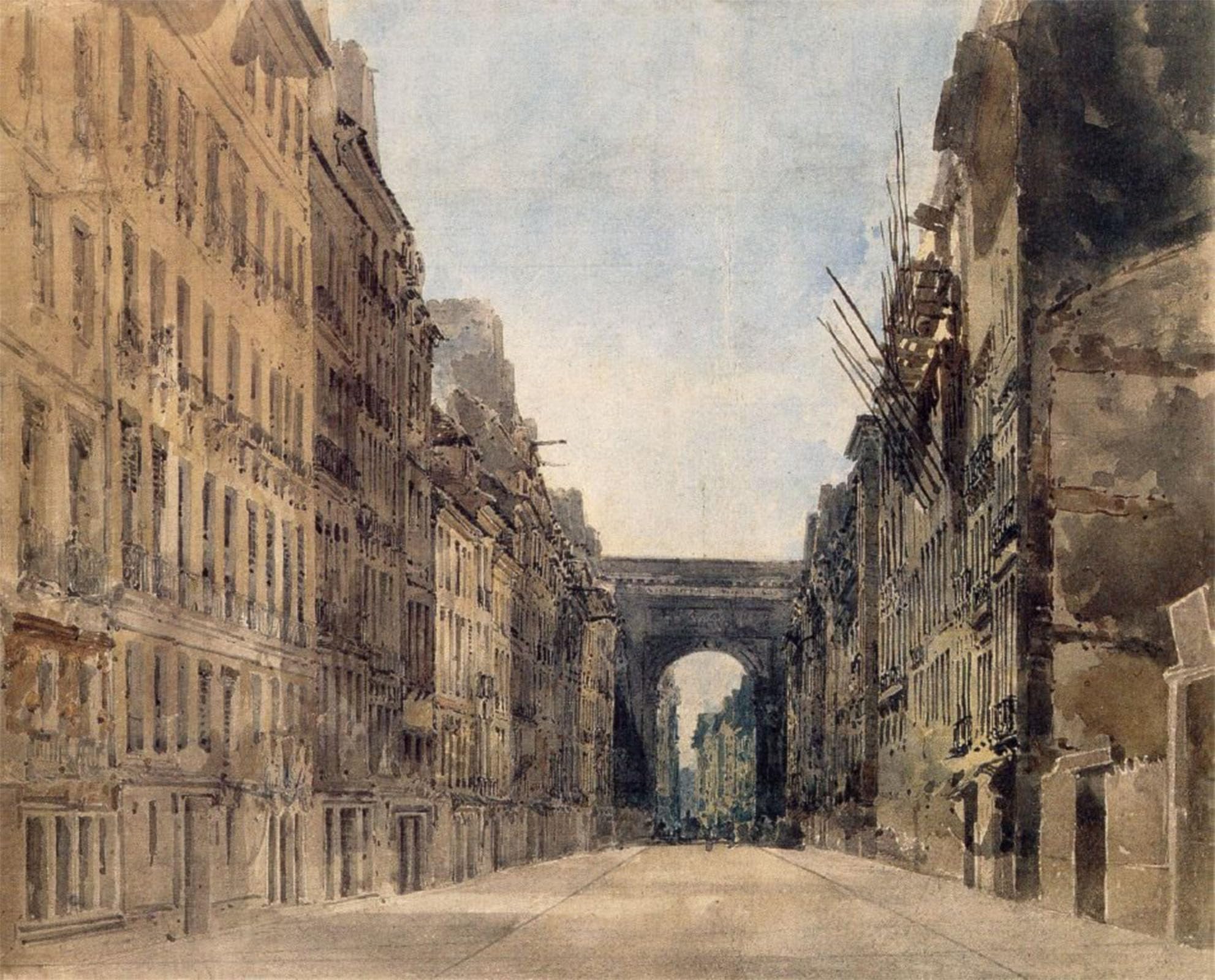 Cuadro de lienzo de París para salón y dormitorio de 60x90cm SERENDIPITP 5