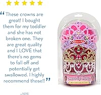 Vista 6 de Melissa & Doug Tiaras para jugar a disfrazarse (4 piezas).