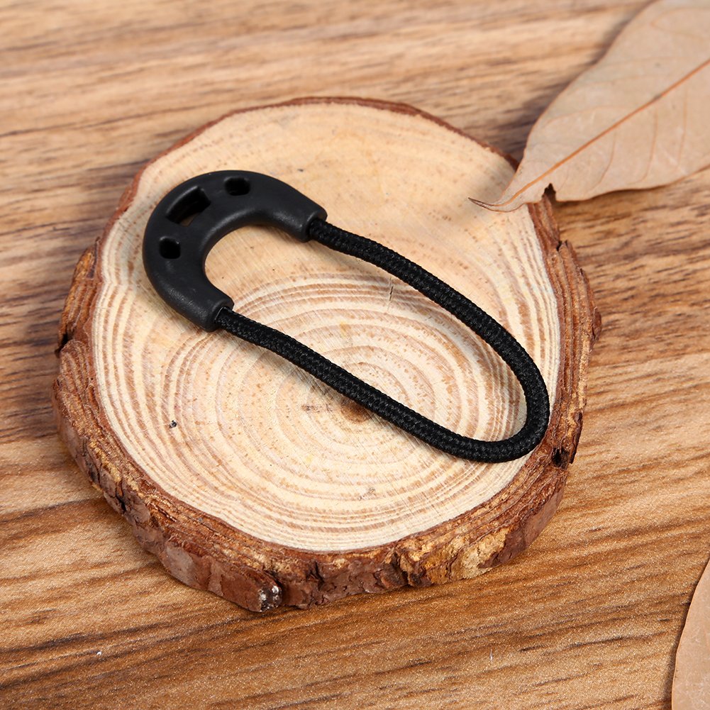 T-förmige Reißverschlussschieber Aus Nylon – 20 Stück, Schwarz, 6,7cm