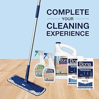 Bona Premium Floor Mop, Includes Microfiber Cleaning Pad and Dusting Pad