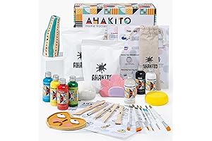 Ahakito Pottery Air Clay DIY Kits for Adults with Beginner Guide