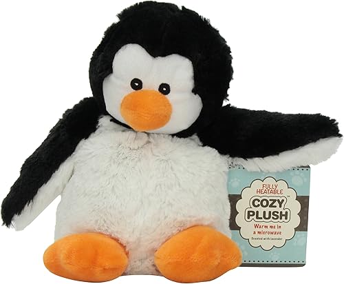 Warmies - Pingüino de peluche perfumado de lavanda francesa para microondas