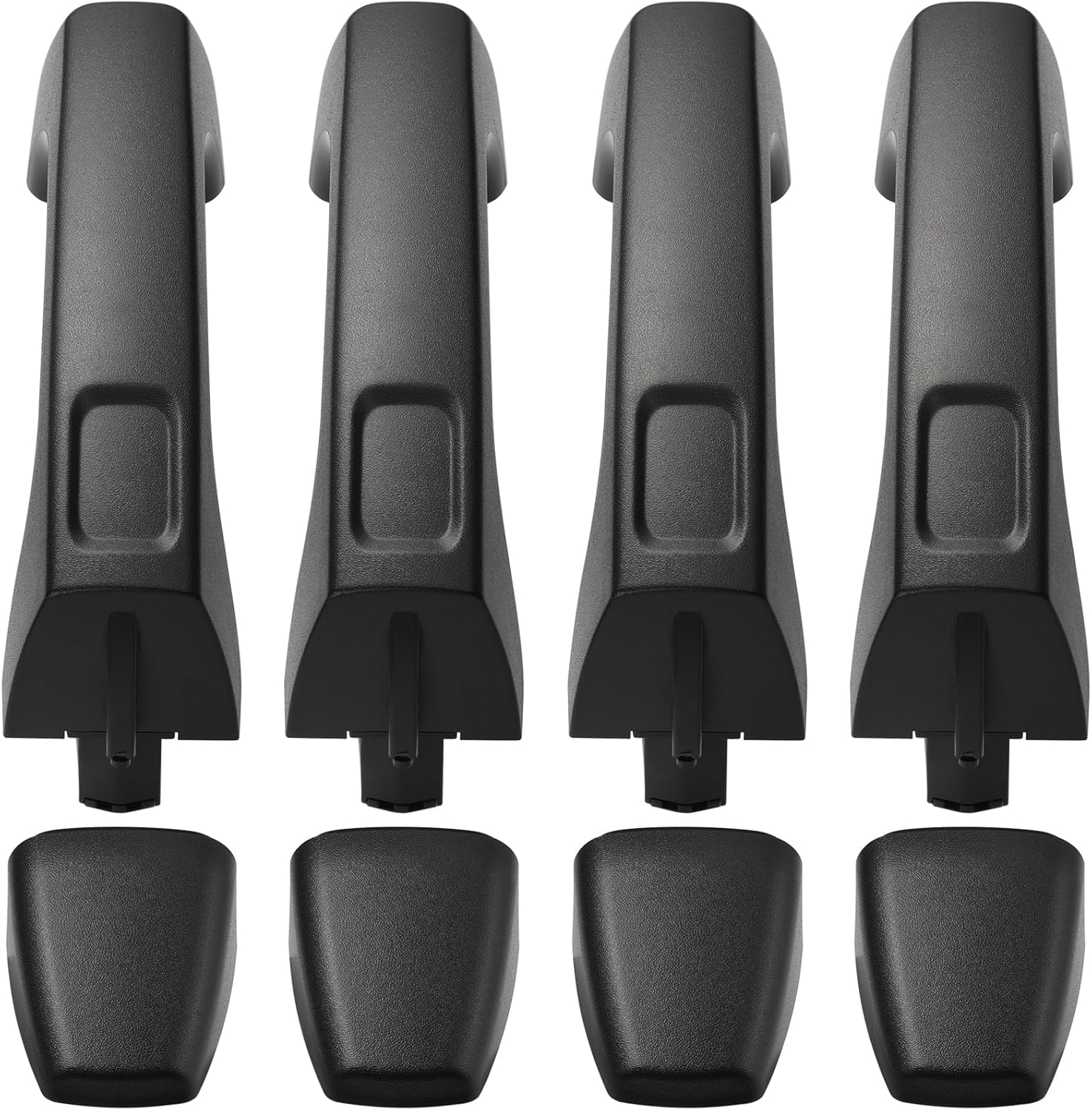 4Pcs Exterior Door Handles for Hummer H3 2006 2007 2008 2009 2010,Front and Rear,Left Driver & Passenger Right Side,Replaces 83403,Black