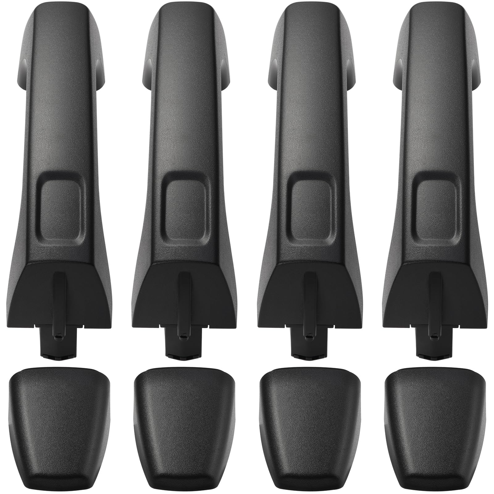 4Pcs Exterior Door Handles for Hummer H3 2006 2007 2008 2009 2010,Front and Rear,Left Driver & Passenger Right Side,Replaces 83403,Black