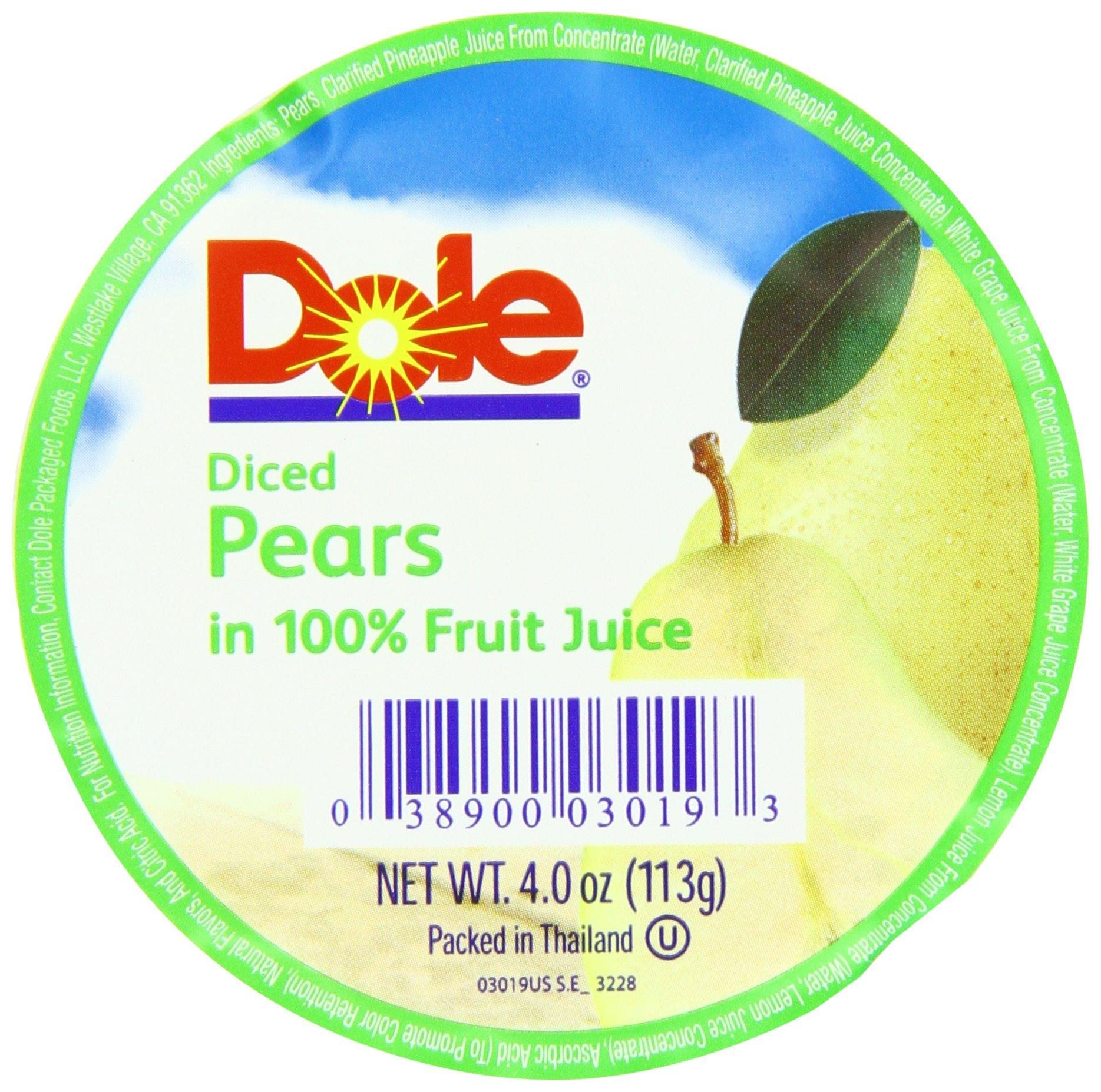 Diced Pears
