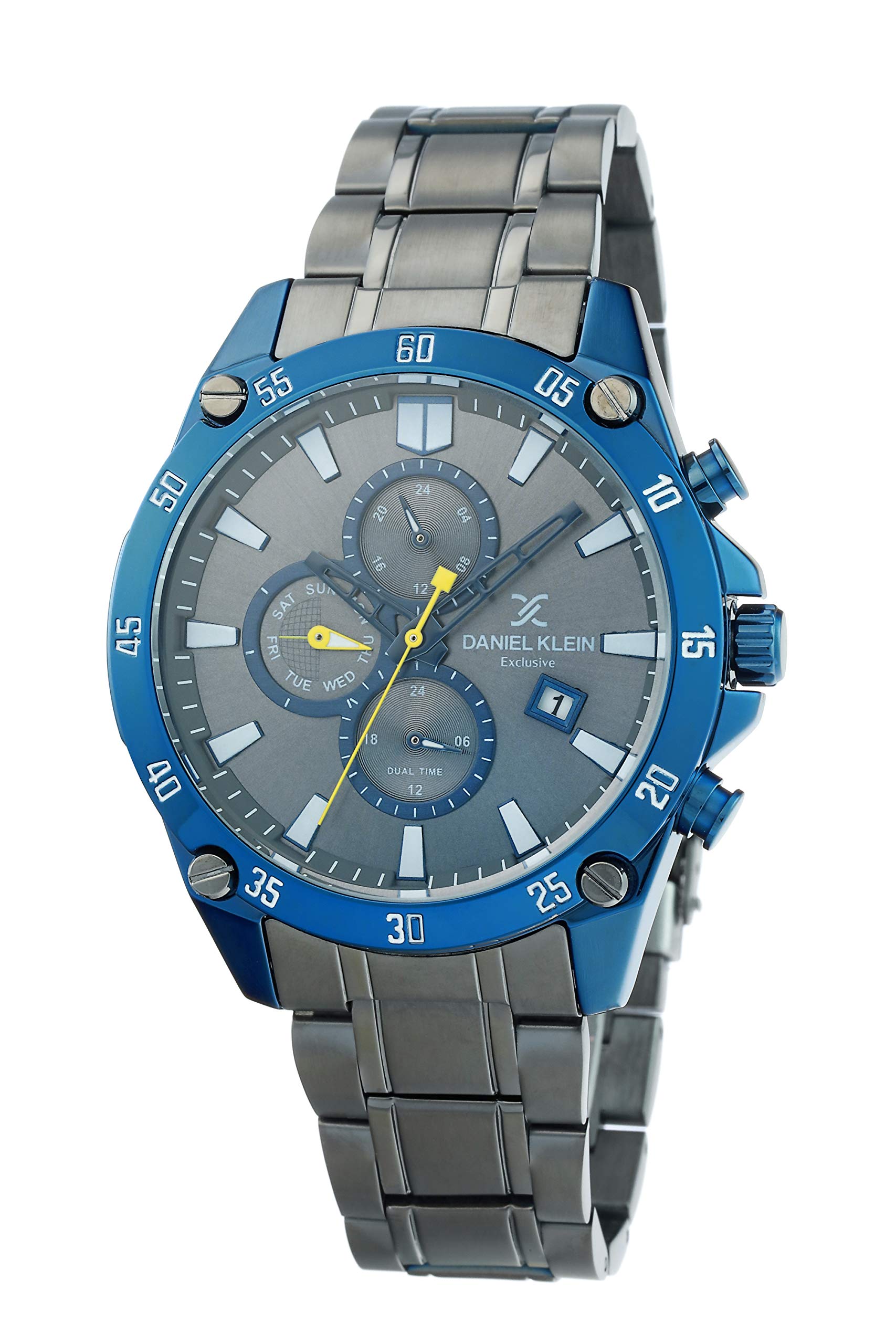 DANIEL KLEIN Analog Grey Dial Mens Watch-DK12302-6 (B0828Z6X56) Amazon Price History, Amazon Price Tracker