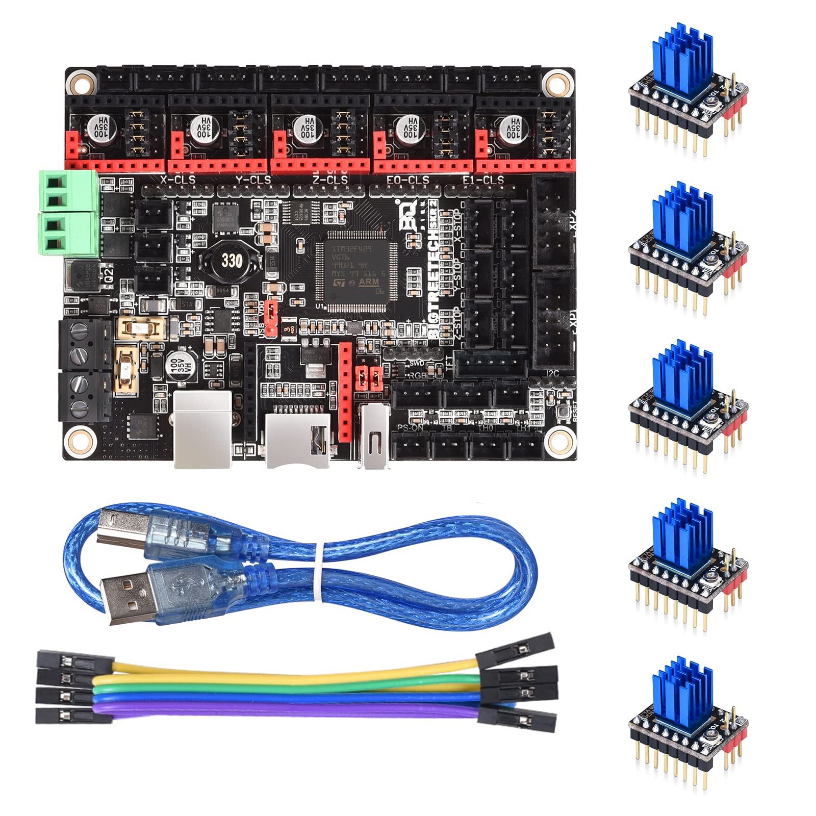 Buy BIGTREETECH SKR 2 32Bit 3D Printer Silent Control Board + 5pcs