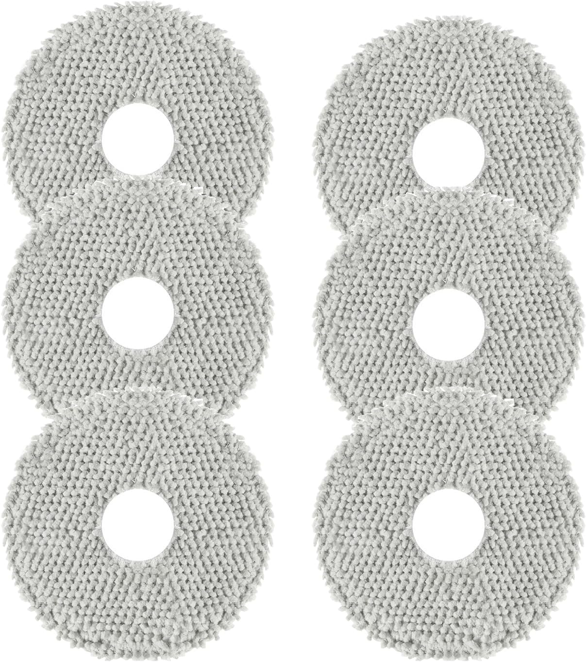 6PCS Mop Pad Compatible with Dreame L10s Ultra/L10 Ultra Robot Vacuum Cleaner Parts Accessories, Wet Mopping Pads for Dreametech L10s Ultra / L10 Ultra Mopping Floor Accessories