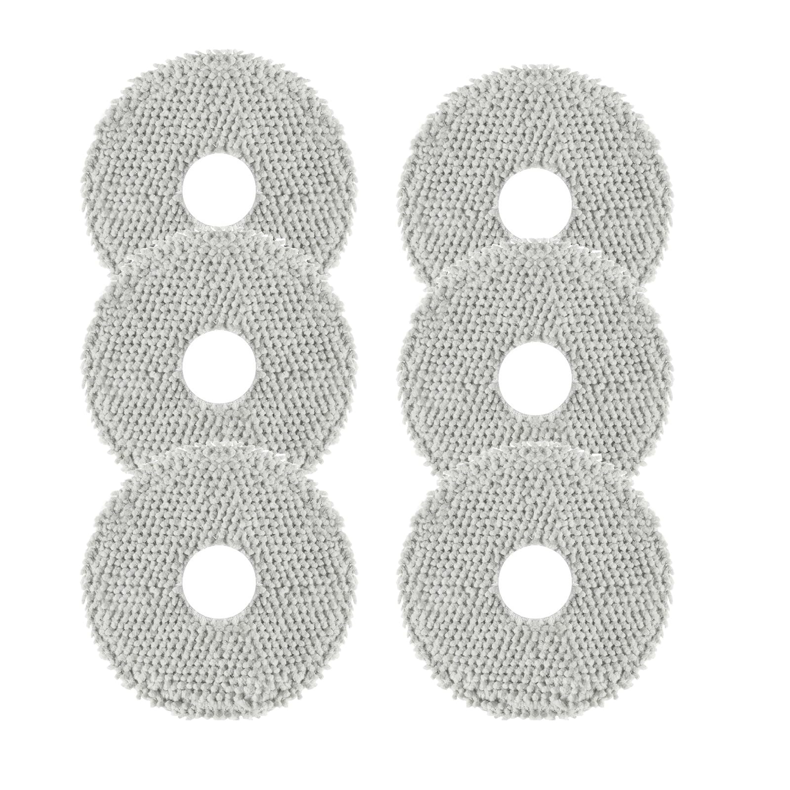 6PCS Mop Pad Compatible with Dreame L10s Ultra/L10 Ultra Robot Vacuum Cleaner Parts Accessories, Wet Mopping Pads for Dreametech L10s Ultra / L10 Ultra Mopping Floor Accessories