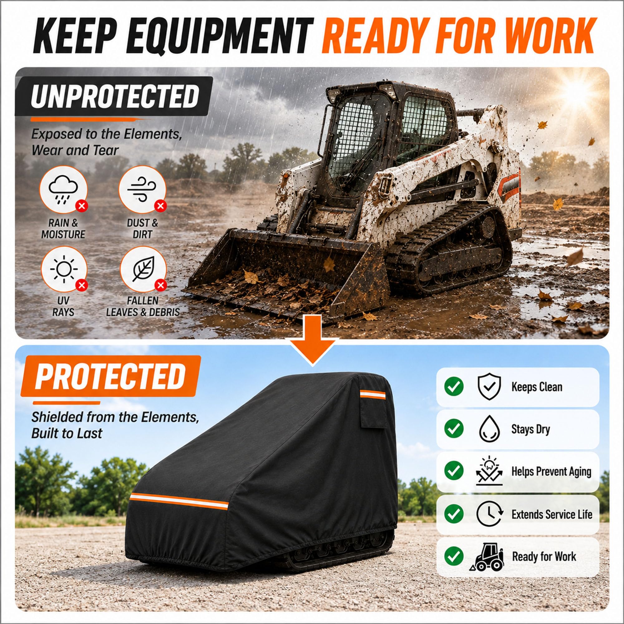 Kompaktlader Schutzhülle für JCB 155 2003–2010
