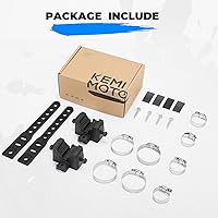 Vista 8 de Kit de montaje de abrazadera de goma para pala tipo A KEMIMOTO, tipo A, se ajusta a herramientas de 1"-1.5" de diámetro, abrazadera de montaje