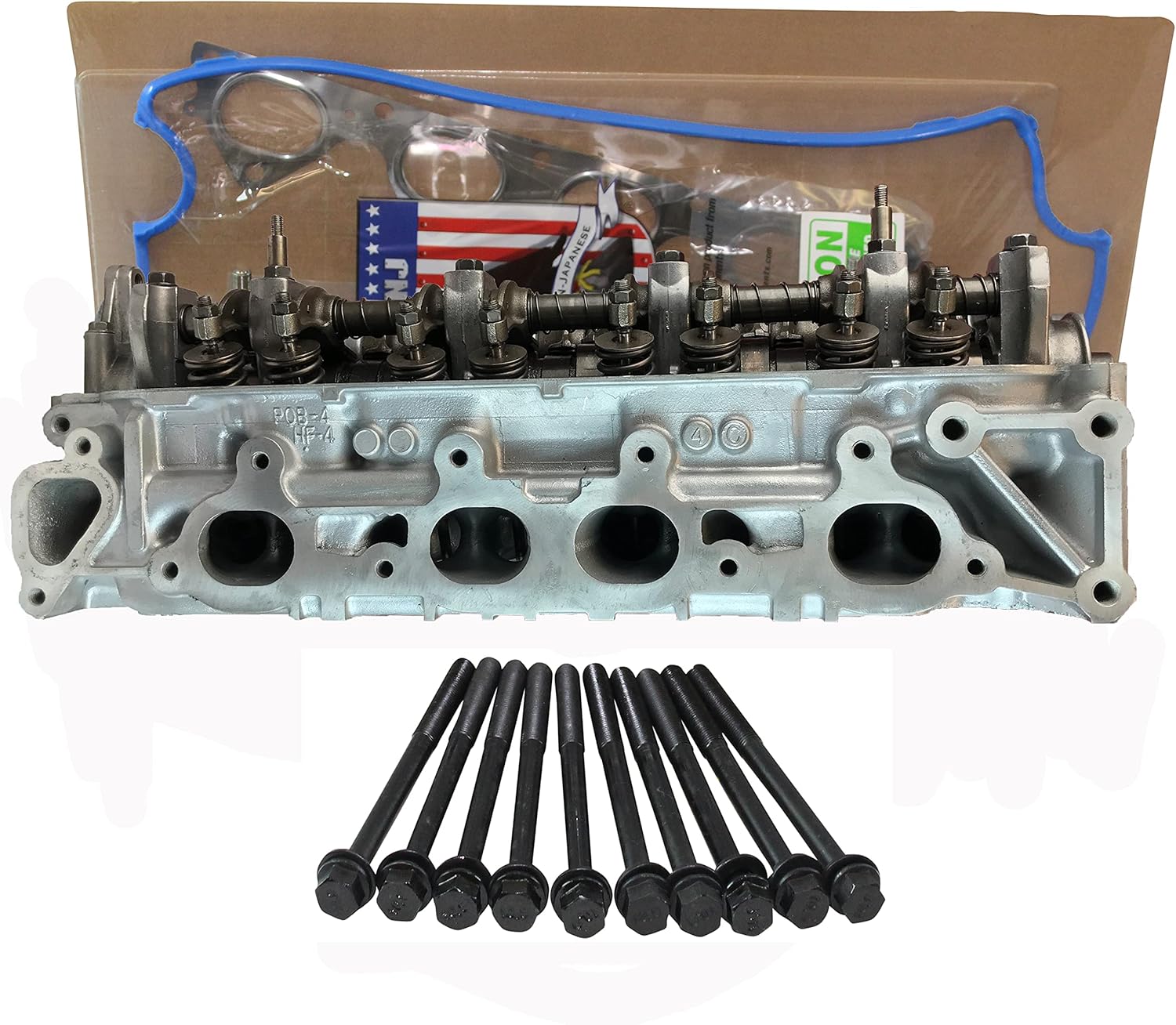 Remanufactured 2.2 SOHC Cast# POB Cylinder Head NON-VTEC F22B2 F22B6 Accord Odyssey 1994-1997 w/Head Gasket Set & Head Bolt Kit (CORE RETURN REQUIRED)