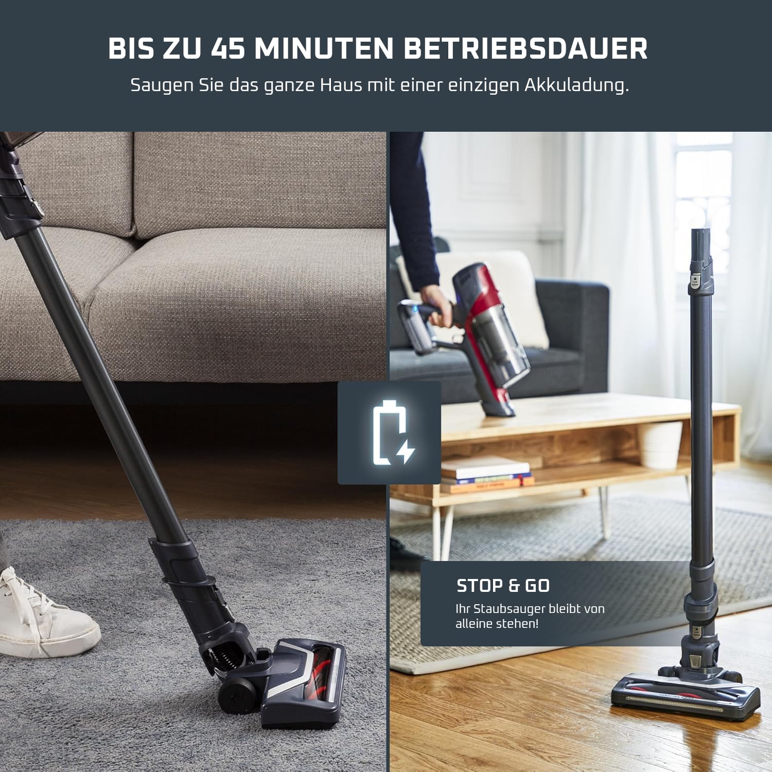 Rowenta X-Pert 6.60 Odkurzacz, Czerwony/Szary, 45 minut