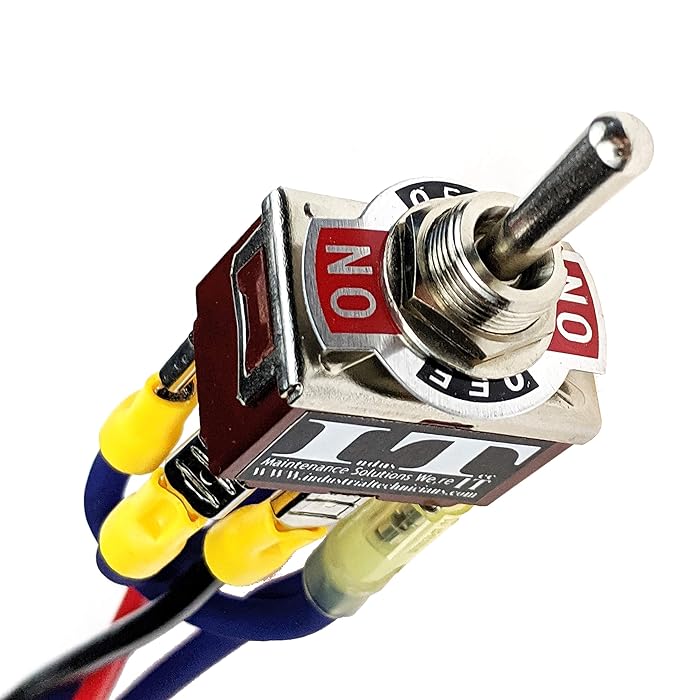 Buy IndusTec Wired DPDT 20 Amp 12 Volt (On)/Off/(On) DC Momentary