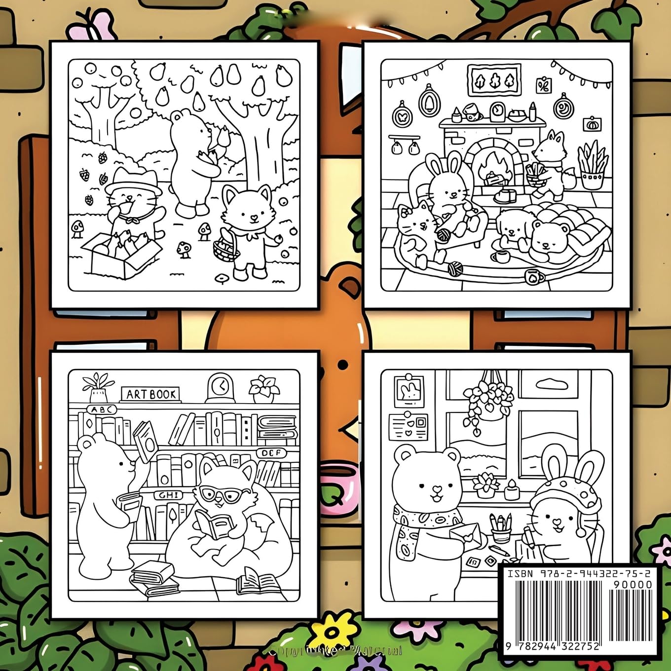 Воbbіе Gооdѕ Ѕunѕhіnе Соlоrіng Воок: Super Cute Coloring Book for All Ages | Sweet and Cozy Scenes of Teddy Bears in Everyday Joy | A Delightful Way to Unwind and Find Calm
