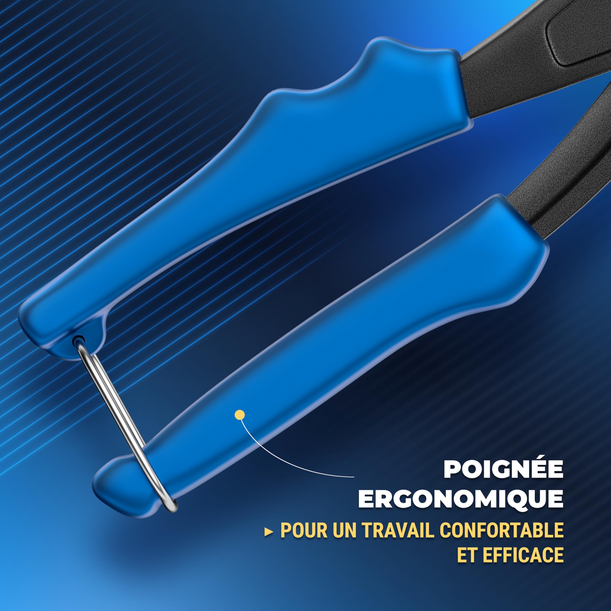 S&R Pince à Riveter Coffret Riveteuse Manuelle avec 60 Rivets aveugles Acier, Alu, Inox. Coffret Riveteuse + 60 Rivets