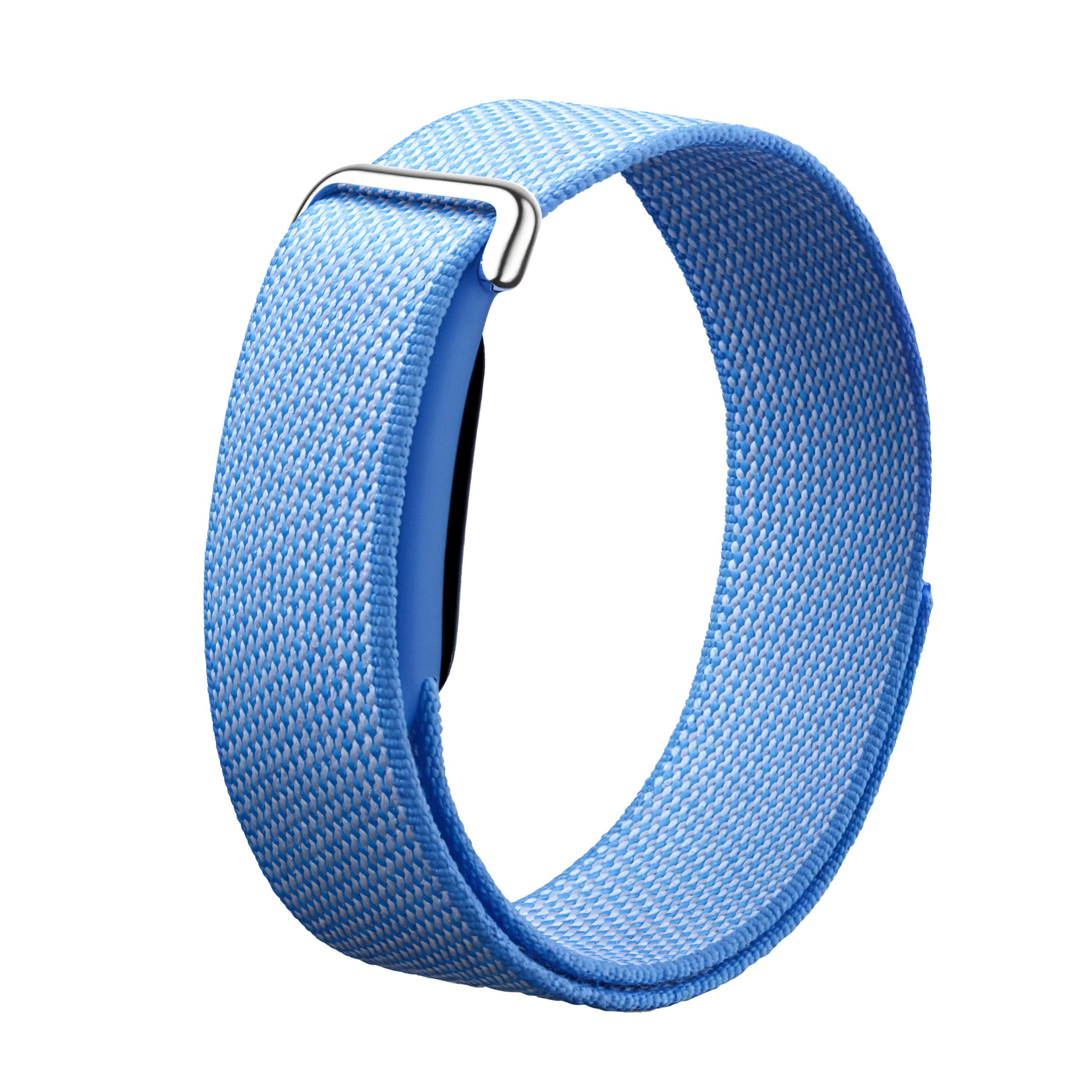 AR LABS Performance Loop Band Compatible with Google Fitbit Air | Woven Micro-Adjustable Replacement Strap for Workouts, Sleep & Daily Wear (Sky Blue)