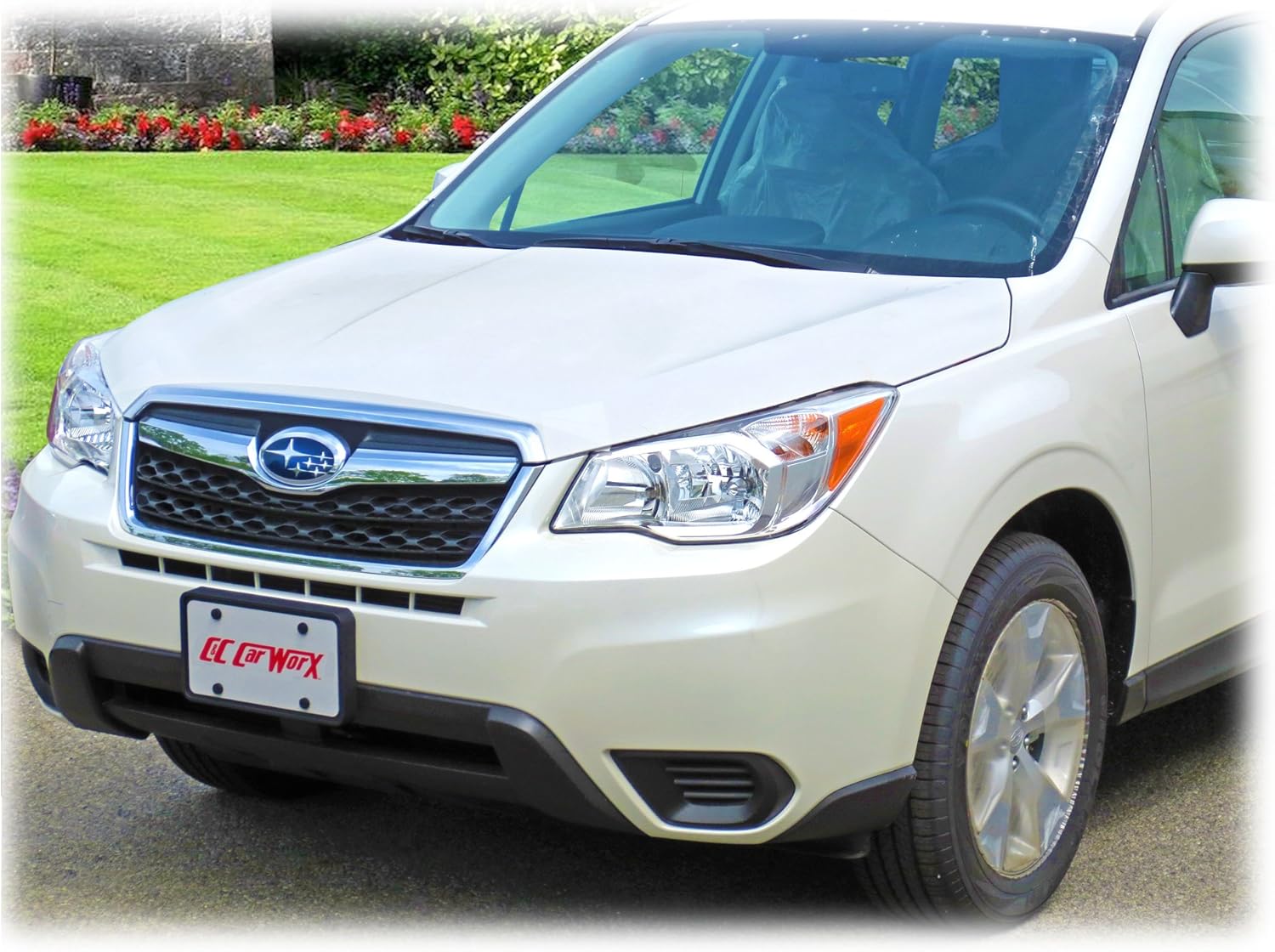 *** C&C Car Worx 2014-2015-2016 Forester 2.5i Non-Turbo FO-14-FP Front License Plate Frame Bracket Mount