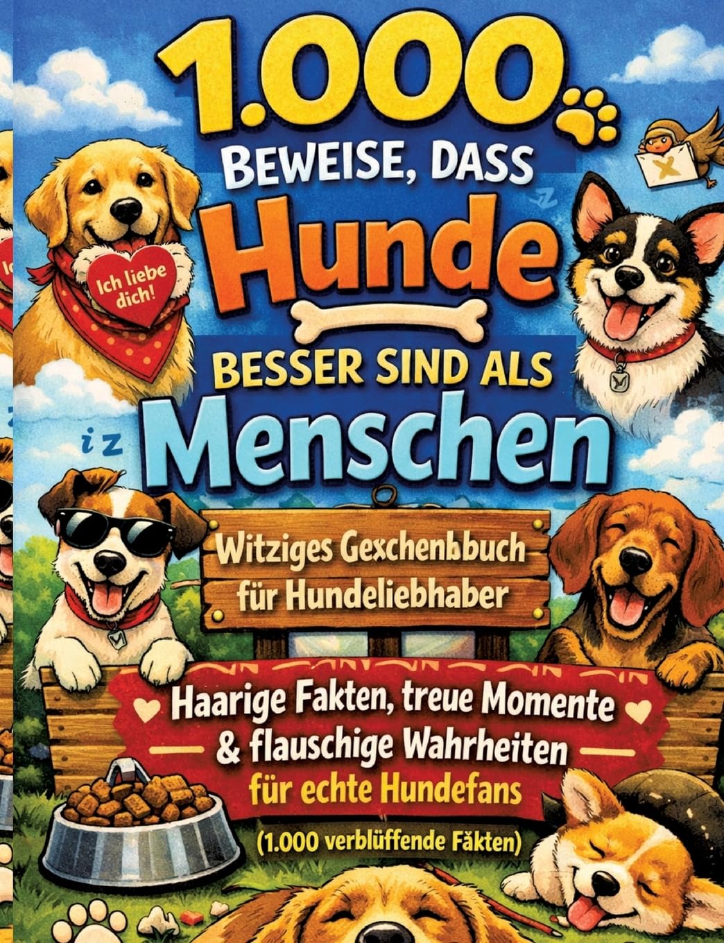 1.000 Beweise, dass Hunde besser sind als Menschen: Witziges Geschenkbuch für Hundeliebhaber - Haarige Fakten, treue Momente & flauschige Wahrheiten für echte Hundefans - 1.000 verblüffende Fakten)