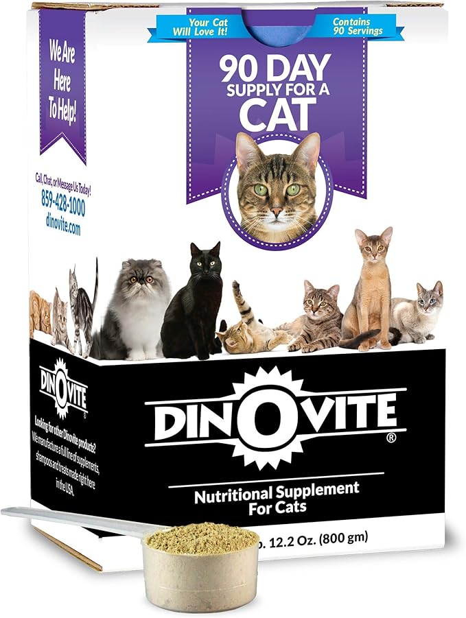 Dinovite for Cats Supplement Immune + Digestive, Skin