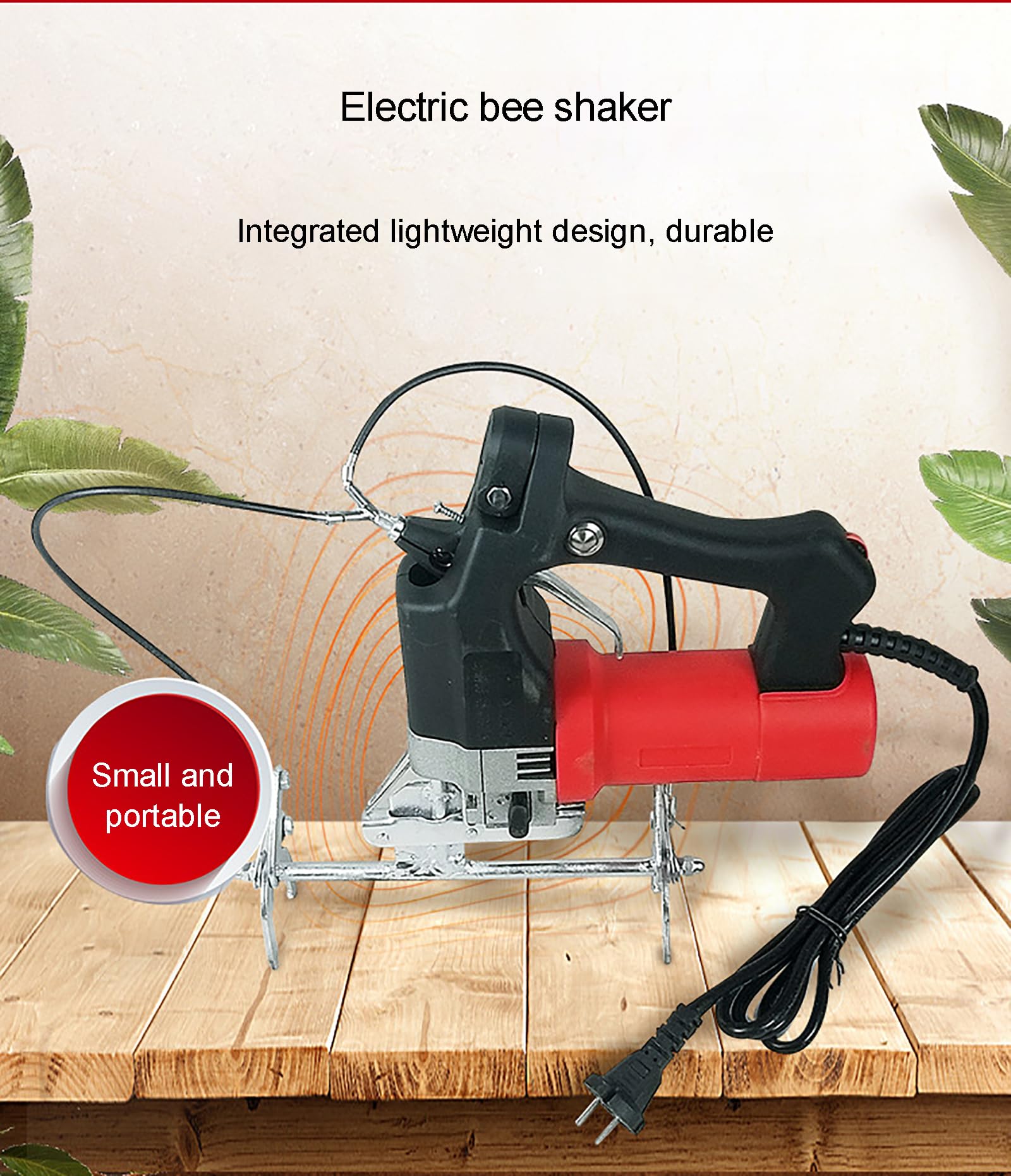 Bee Shaker Elektrischer Entferner, 6-Gang-Hand-Bienenstock-Schüttelmaschine für Effiziente Imkerei, Ideale Ausrüstung für Bauernhof-Imker