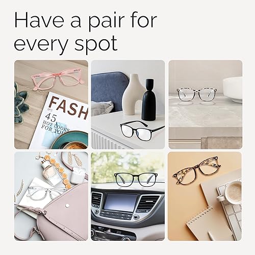 Miniatura 6 de CCVOO Mix & Match - Gafas de lectura para mujer, ligeras, ajuste cómodo, visión clara, bloqueo de luz azul