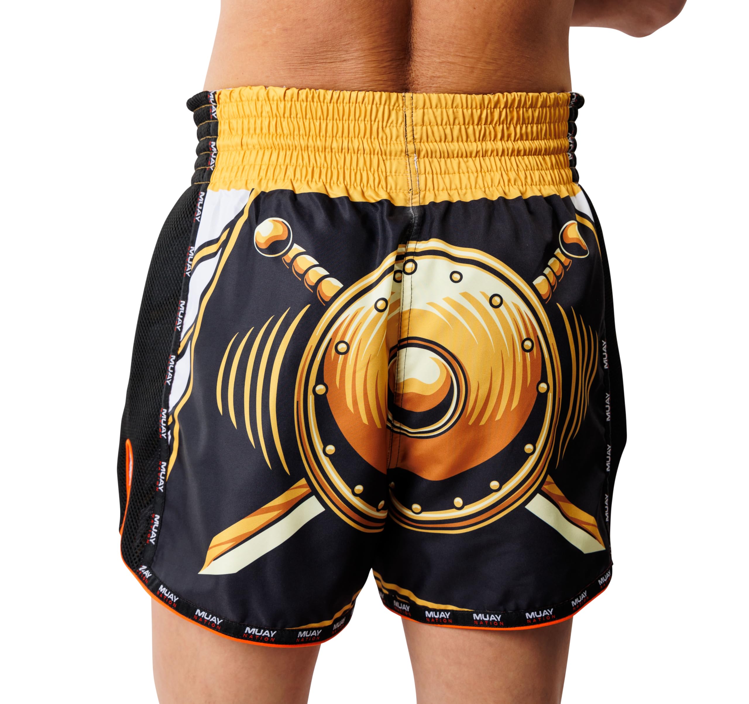 Pantalones cortos de Muay Thai para hombre y mujer, corte delgado, para artes marciales mixtas, entrenamiento, kickboxing, artes marciales